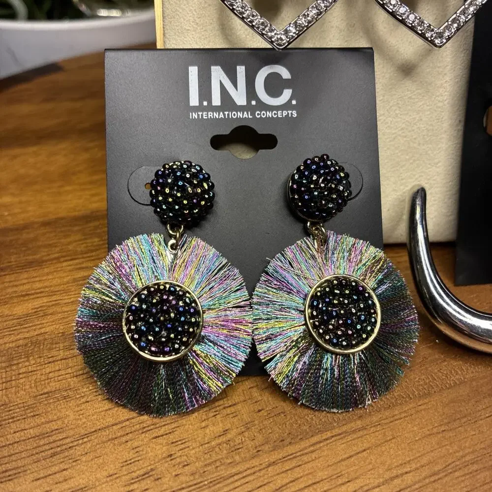 Three pairs INC international concepts earrings. new $80 Retail